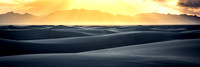 White Sands Sunset Panorama